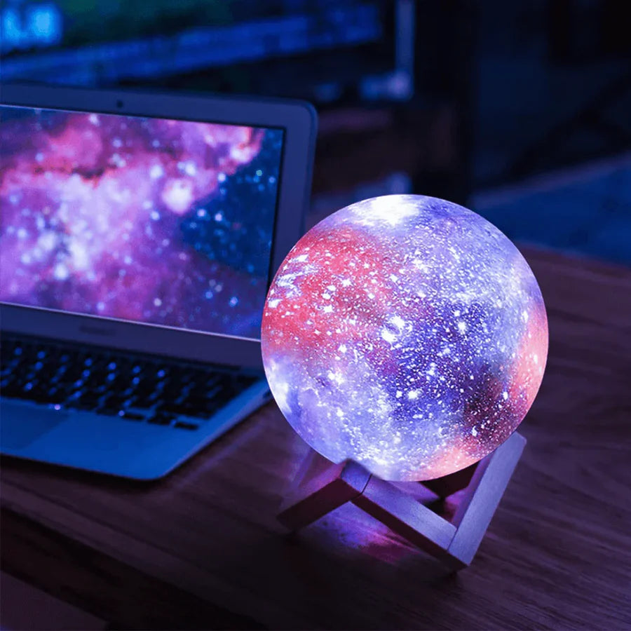 House-Charm™ Galaxy Moon Lamp