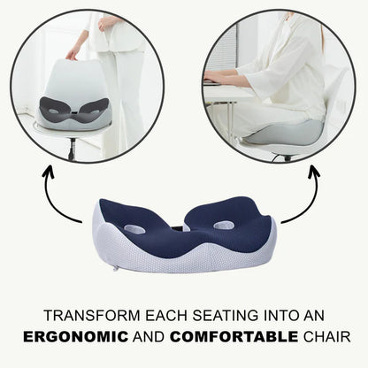 Asiento de espuma viscoelástica ajustable y ventilado House-Charm™ 